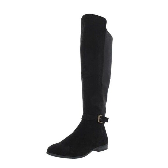 Style & Co. Womens 7 M WC Black Zip Up Knee High Boots NIB GT3 - Picture 1 of 5